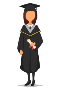 供應澳門大學碩士工商管理學院 (FBA)畢業袍  黑色方帽黑色流蘇 灰色v領披肩 畢業袍製衣廠 DA140